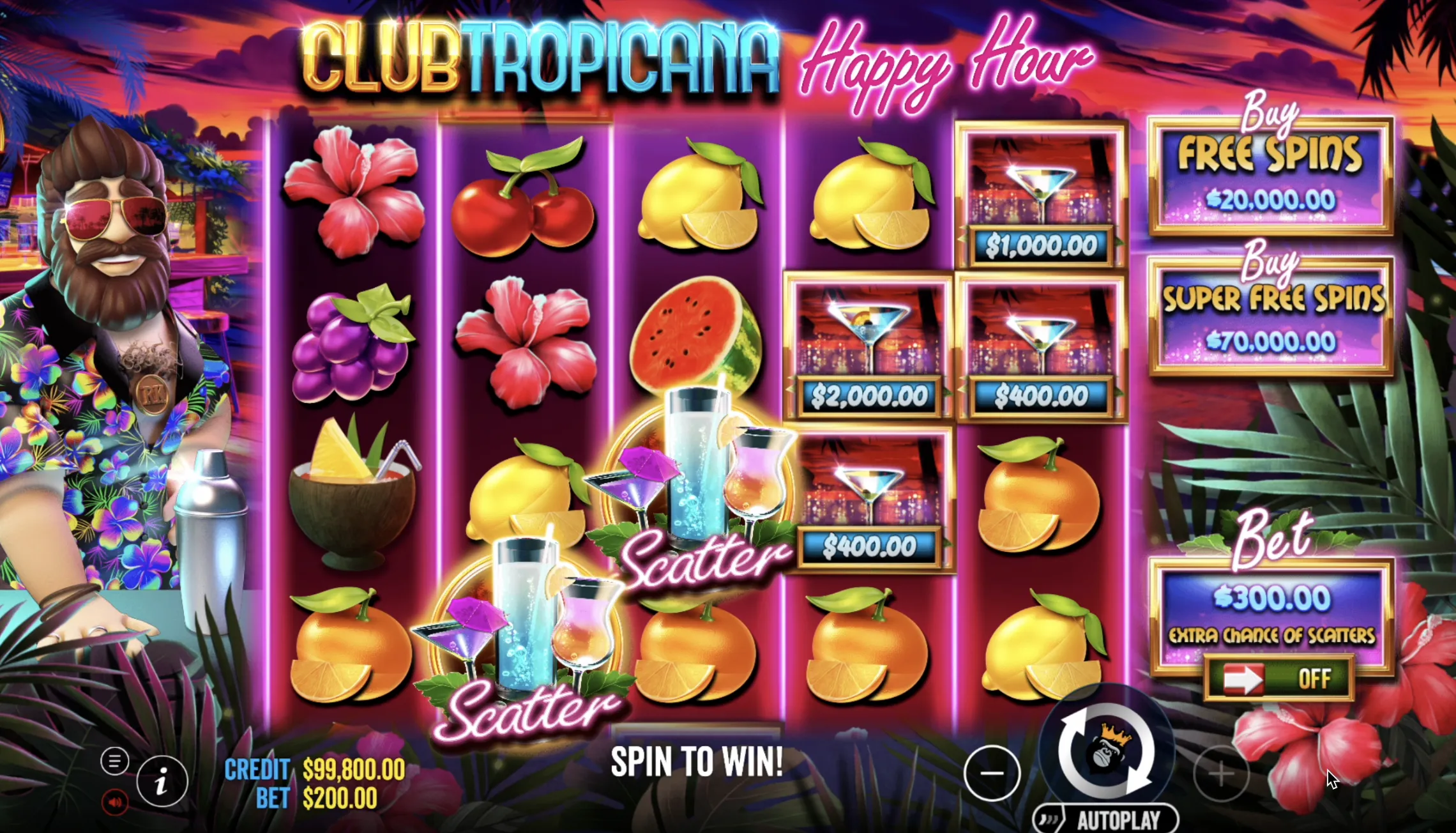 Club Tropicana - Happy Hour